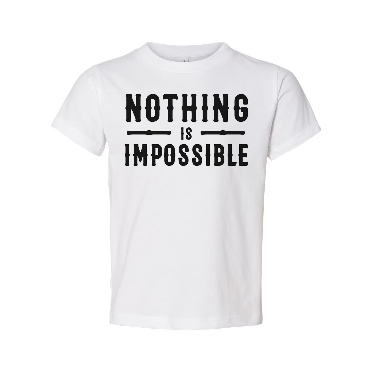 Nothing Is Impossible Christian Unisex T Shirt With Motivational Statement Design