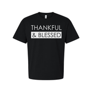 Thankful and Blessed Christian Unisex Graphic Tee With Inspirational Message For Everyday Wear
