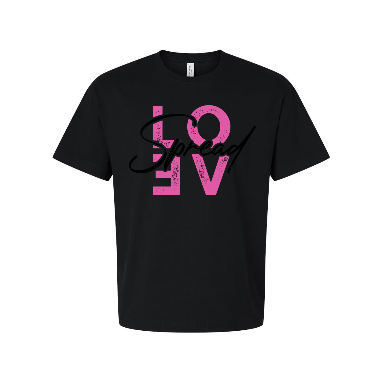 Spread Love Christian Graphic Tee For Unisex Adults Casual Short Sleeve Everyday Wear