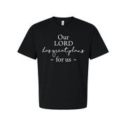 Christian Unisex T Shirt Our Lord Has Great Plans For Us Scripture Design Tee Graphic Print