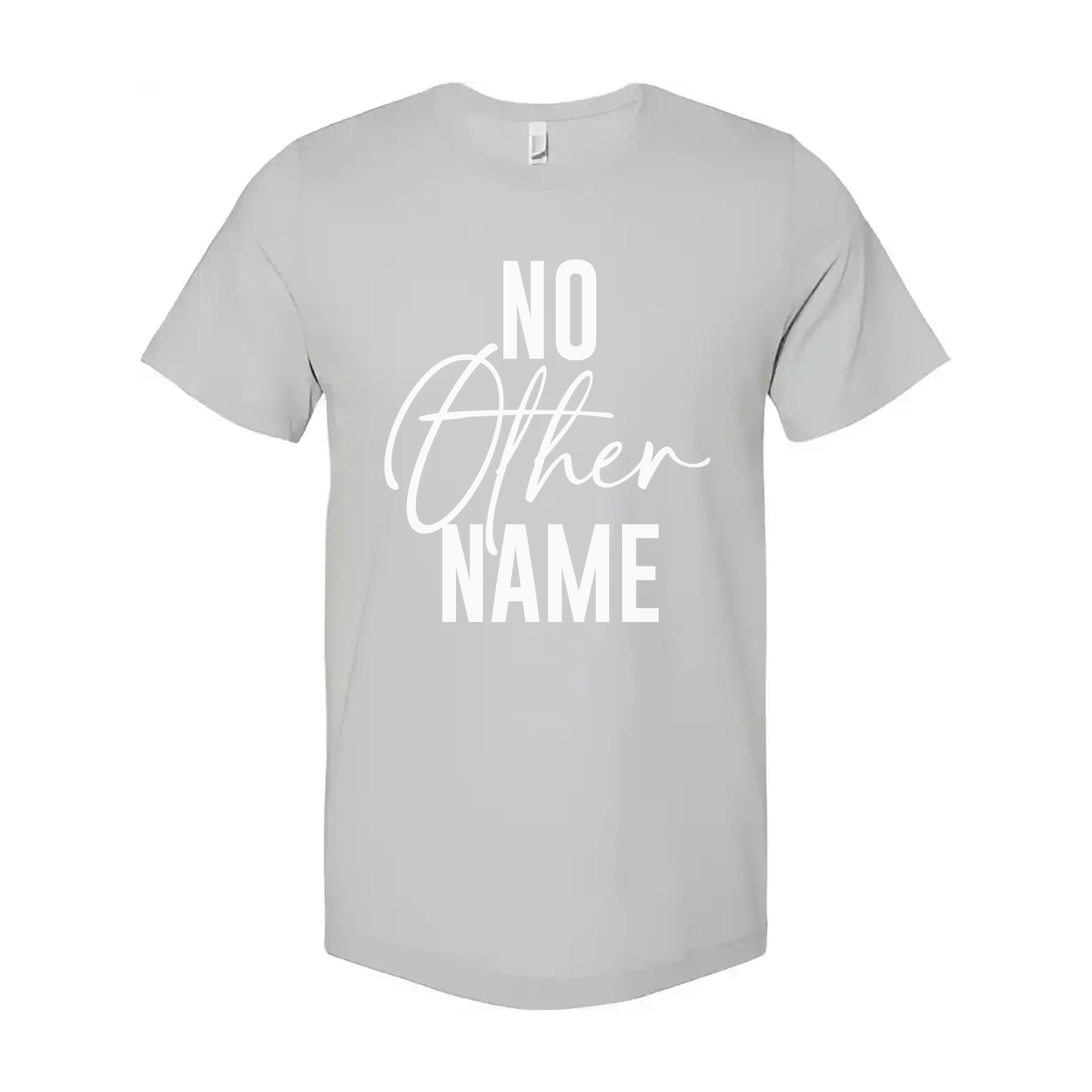 No Other Name Christian Unisex Short Sleeve Graphic Tee Faith Based Apparel Collection