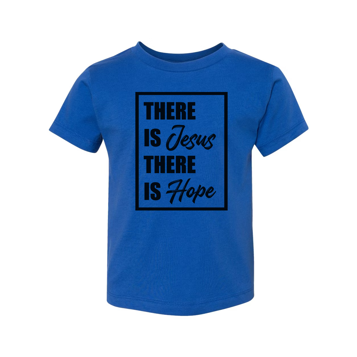 There Is Jesus There Is Hope Graphic Tee Unisex Religious Shirt With Inspirational Message