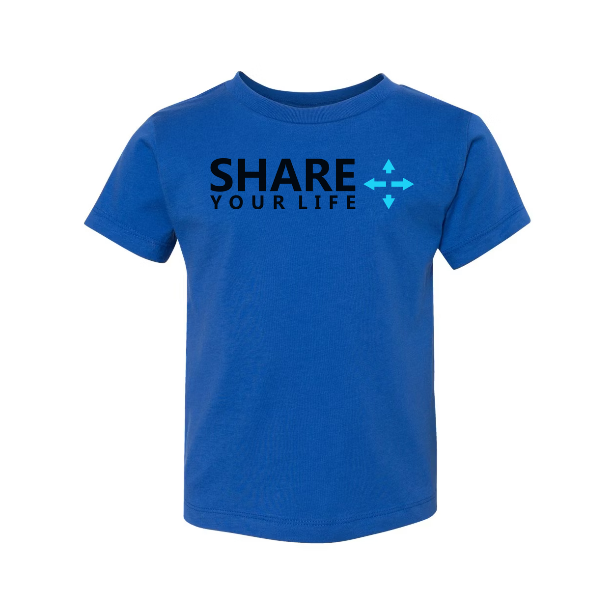 Share Your Life Christian Unisex Graphic Tee With Cross Arrow Design Short Sleeve