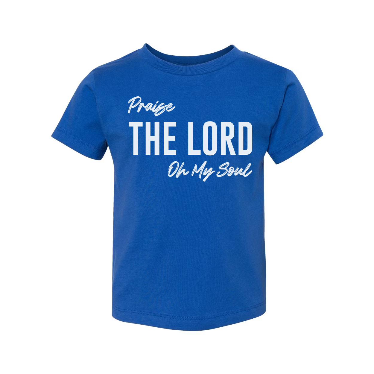 Unisex Christian T Shirt With Large The Lord Praise On My Soul Graphic For Faith Apparel