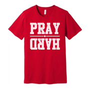 Christian Pray Graphic Tee For Men And Women Distressed Unisex Short Sleeve Shirt