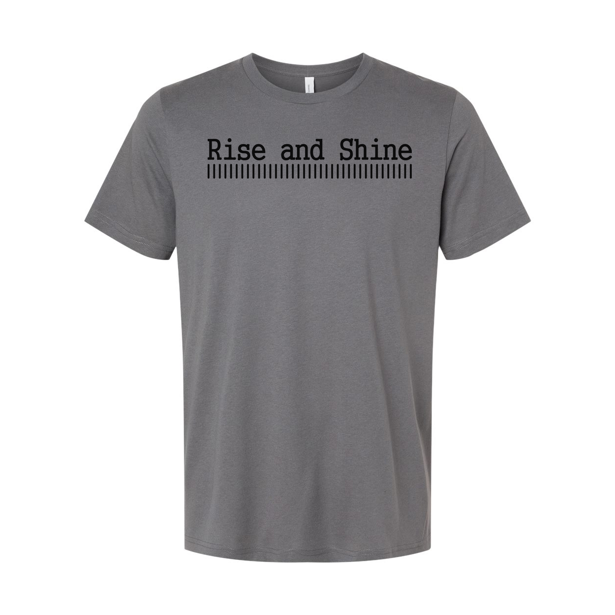 Rise and Shine Unisex Graphic T Shirt With Christian Message Design For Everyday Wear