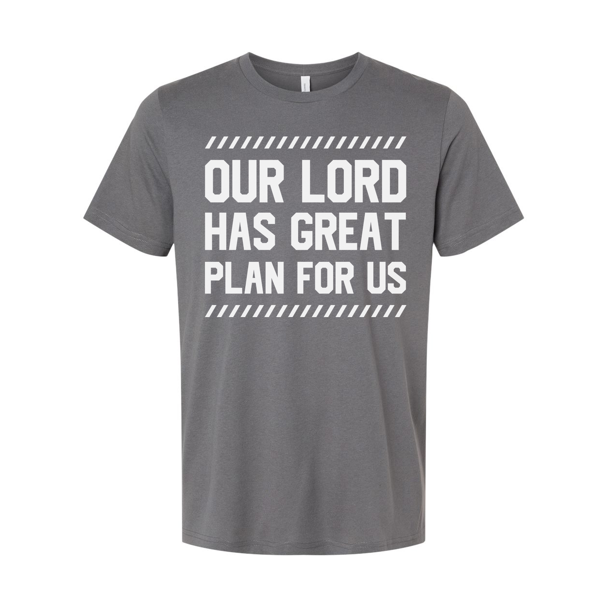 Christian Unisex T Shirt With Our Lord Has Great Plan For Us Inspirational Bible Verse Graphic Tee