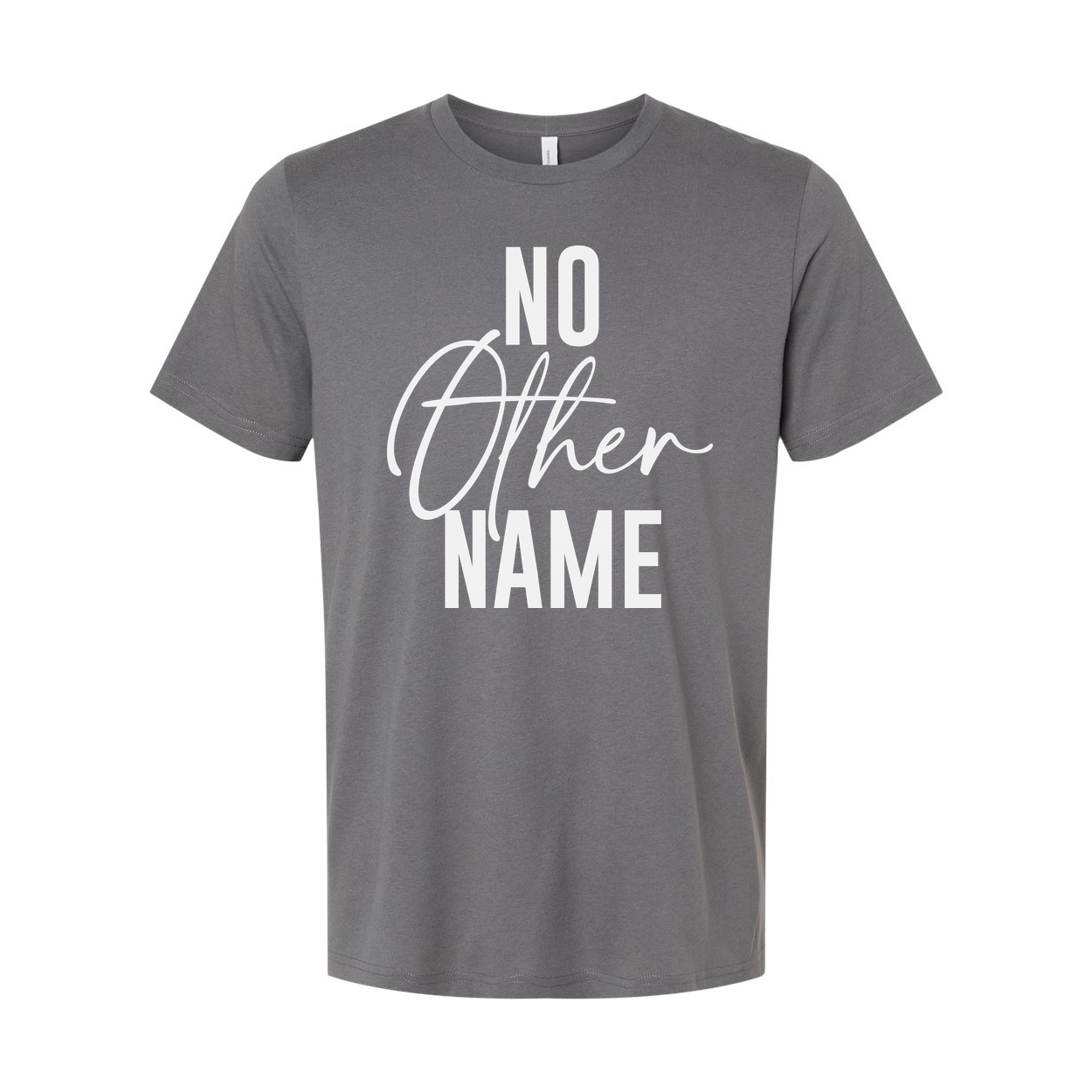 No Other Name Christian Unisex Short Sleeve Graphic Tee Faith Based Apparel Collection
