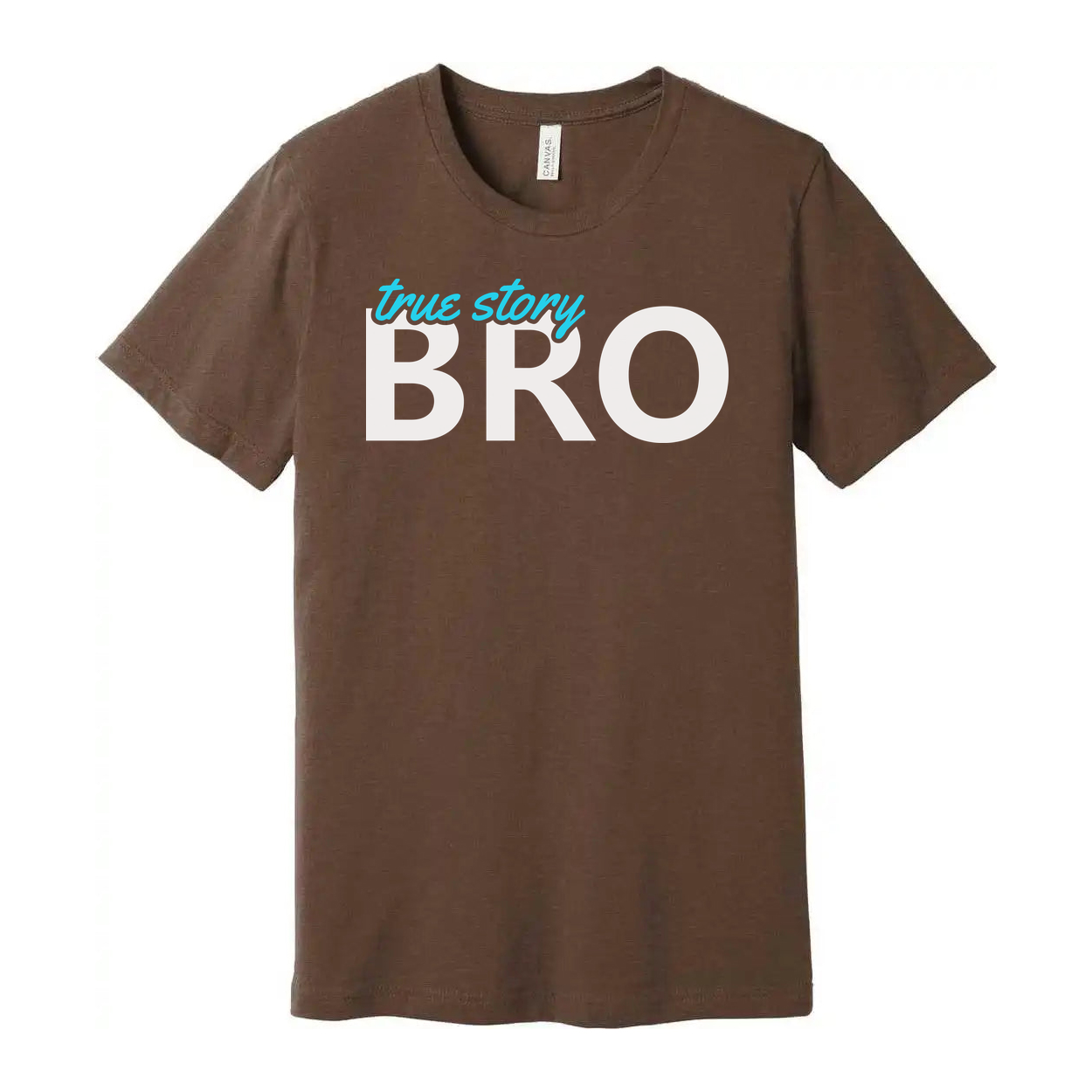 Unisex Christian T Shirt With True Story Bro Graphic Print For Faith Apparel Collection