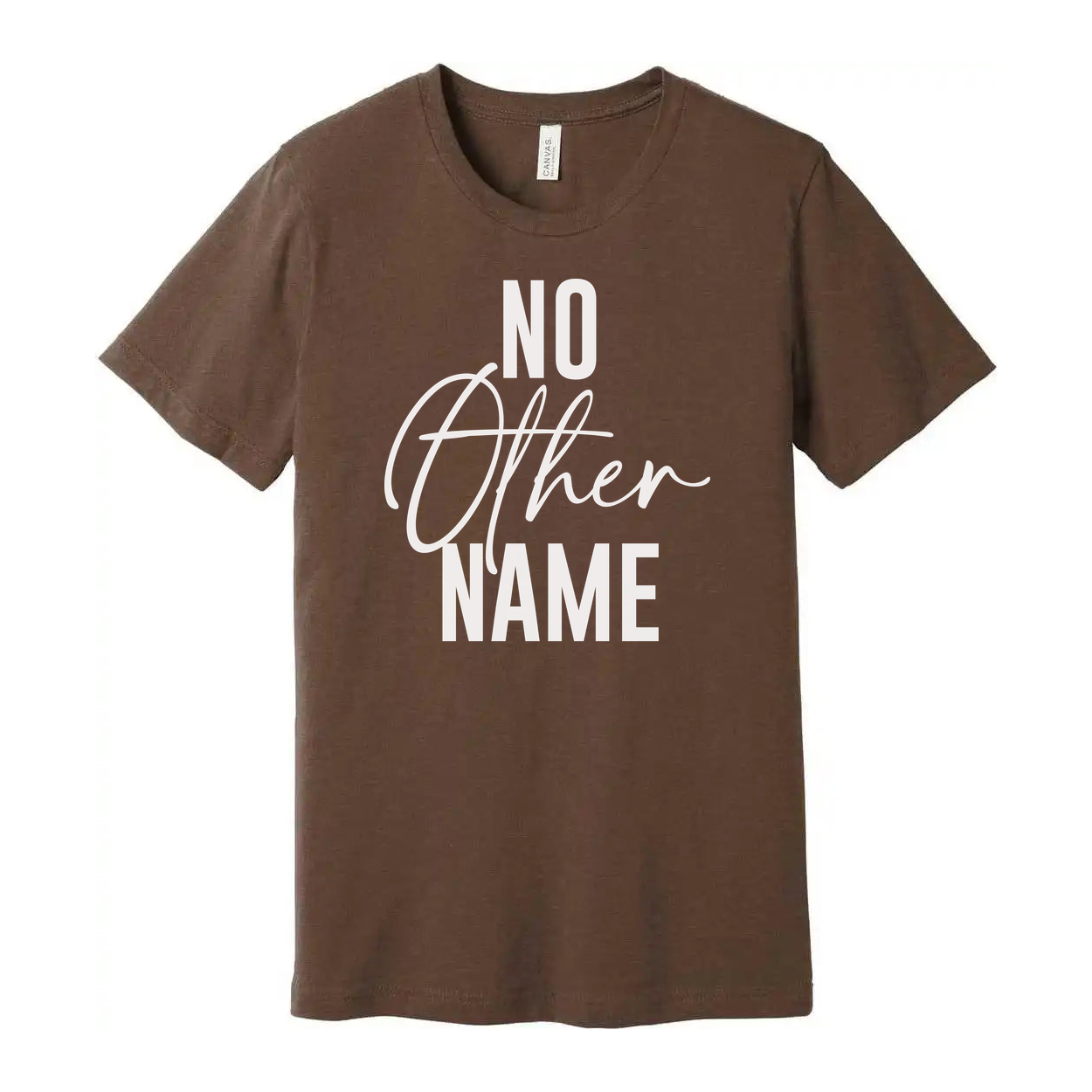No Other Name Christian Unisex Short Sleeve Graphic Tee Faith Based Apparel Collection