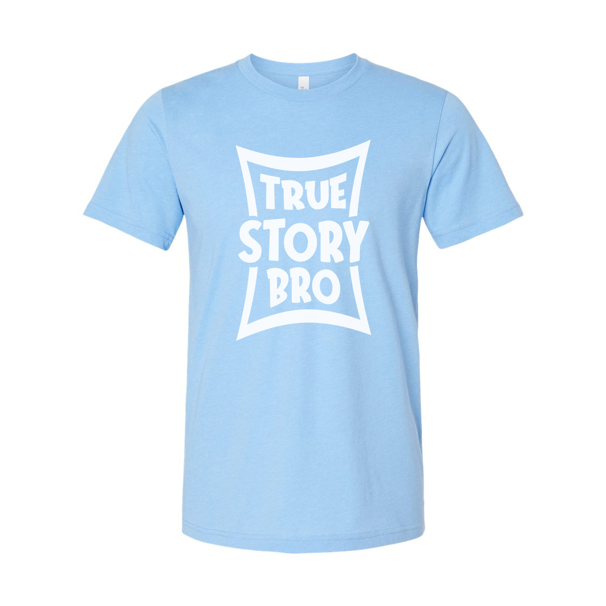 Unisex Graphic Tee With True Story Bro Shield Logo Print On Comfortable Everyday Wear