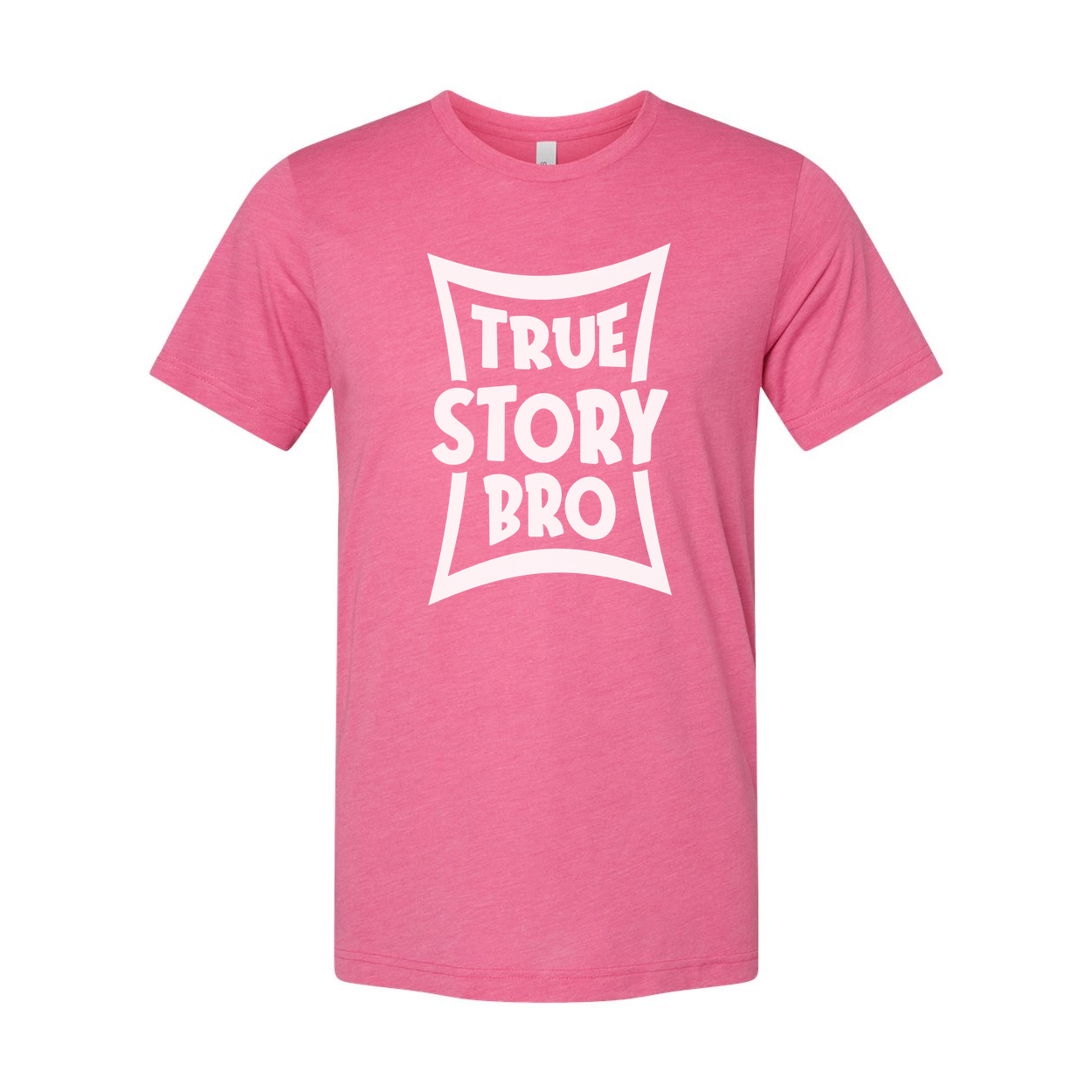 Unisex Graphic Tee With True Story Bro Shield Logo Print On Comfortable Everyday Wear
