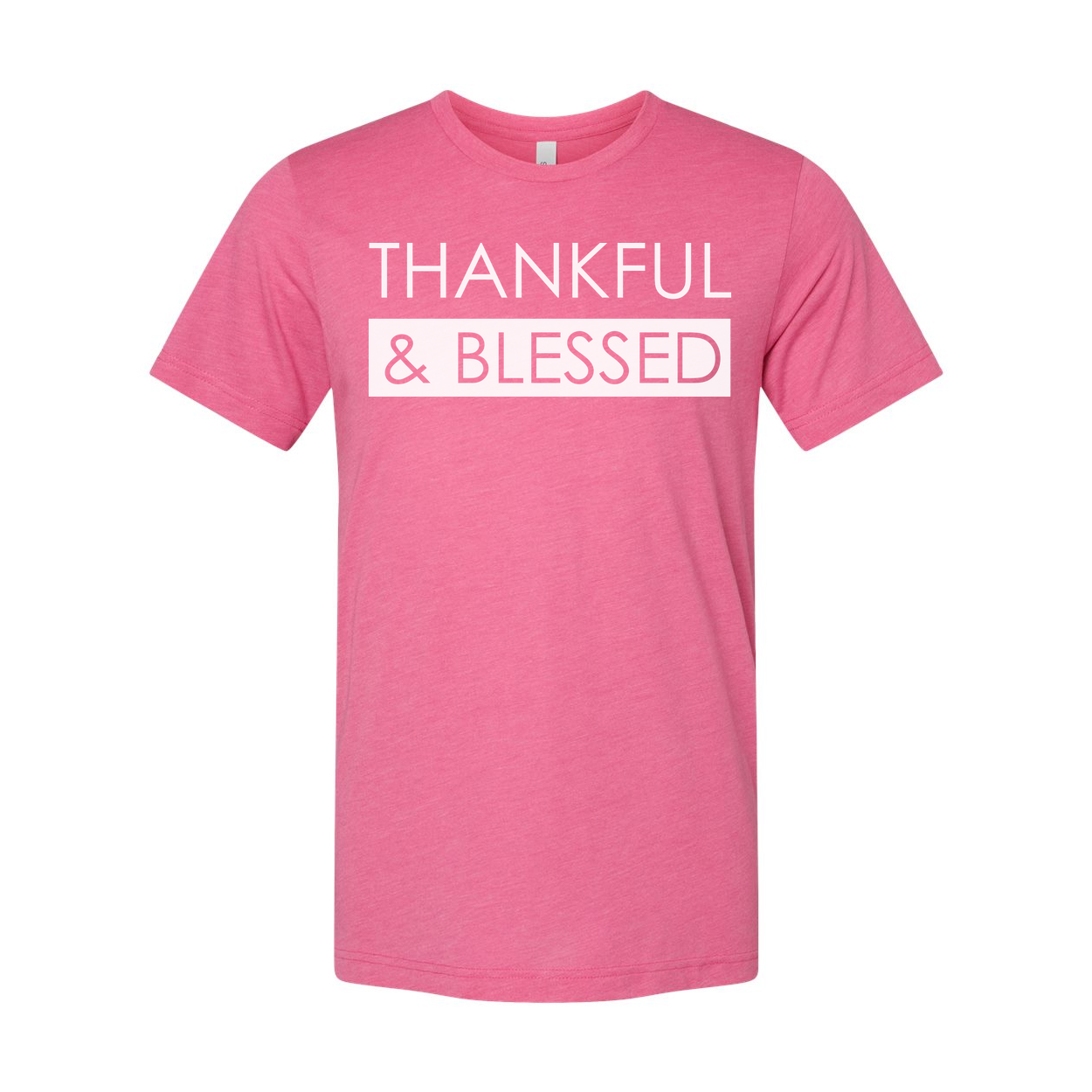 Thankful and Blessed Christian Unisex Graphic Tee With Inspirational Message For Everyday Wear