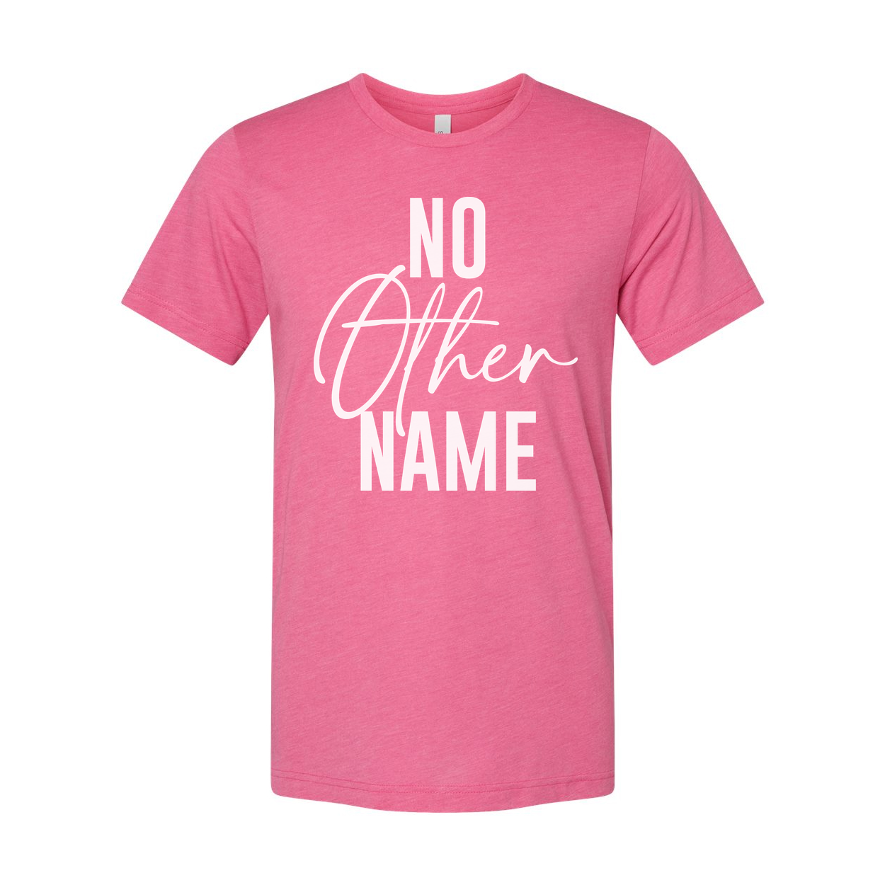 No Other Name Christian Unisex Short Sleeve Graphic Tee Faith Based Apparel Collection