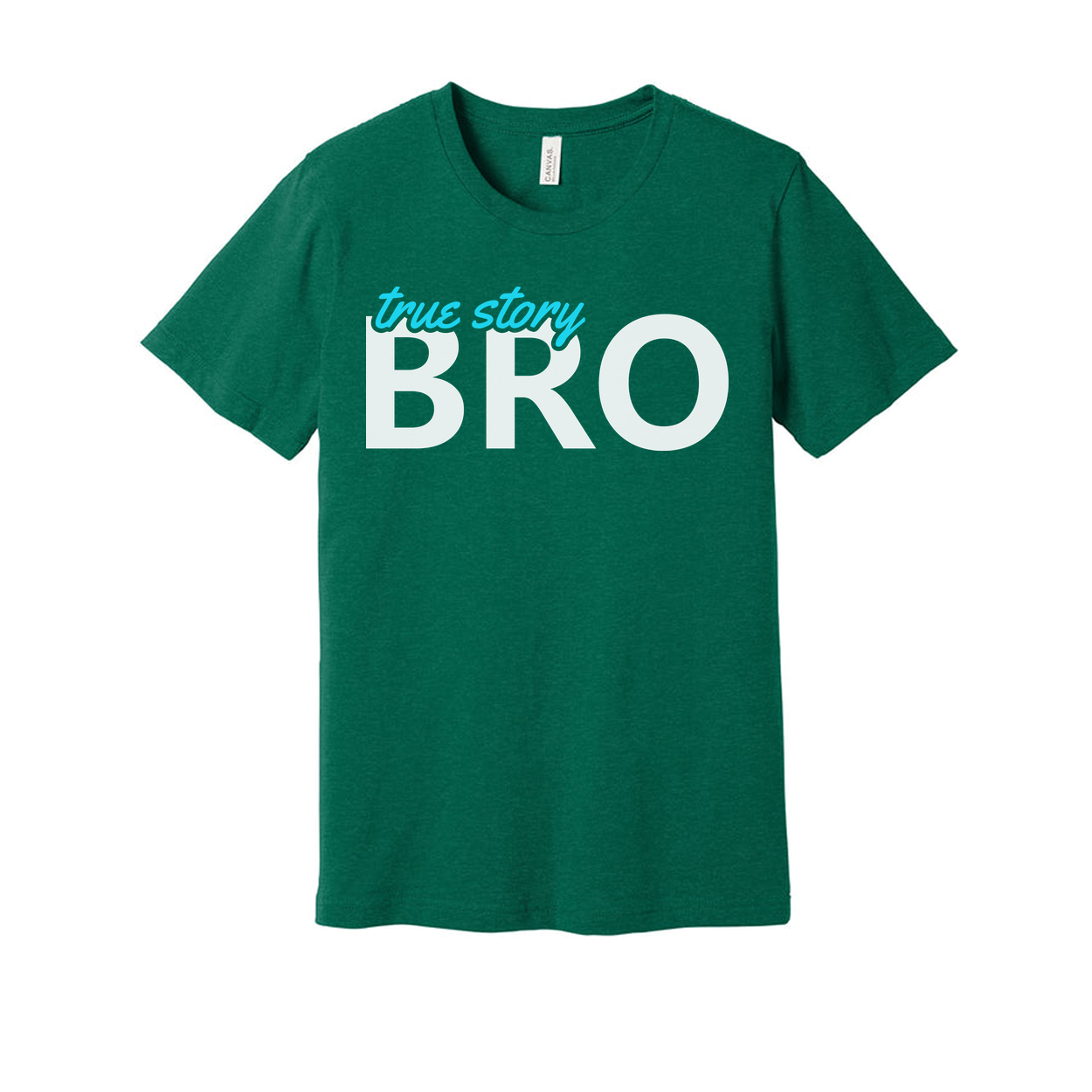 Unisex Christian T Shirt With True Story Bro Graphic Print For Faith Apparel Collection