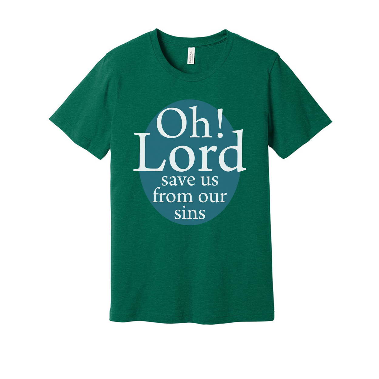 Oh Lord Save Us From Our Sins Graphic Tee For Christians Unisex Short Sleeve Shirt