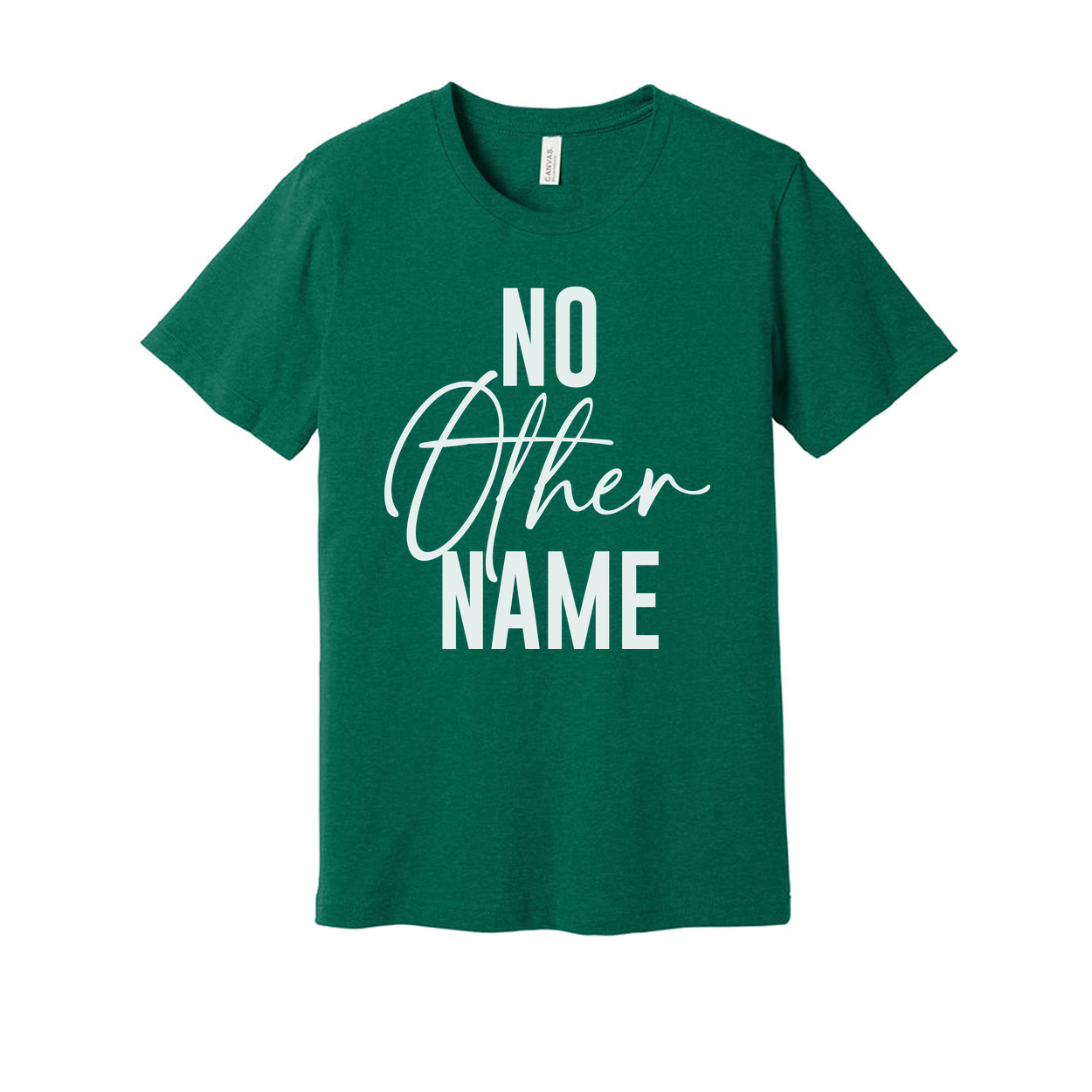No Other Name Christian Unisex Short Sleeve Graphic Tee Faith Based Apparel Collection