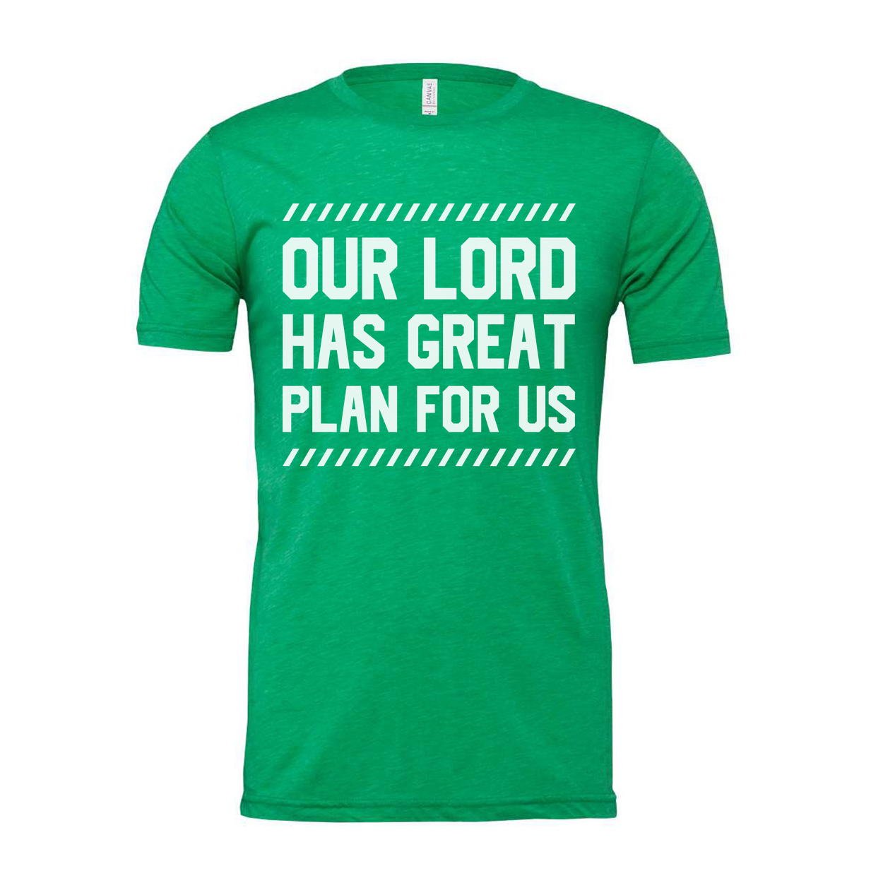 Christian Unisex T Shirt With Our Lord Has Great Plan For Us Inspirational Bible Verse Graphic Tee