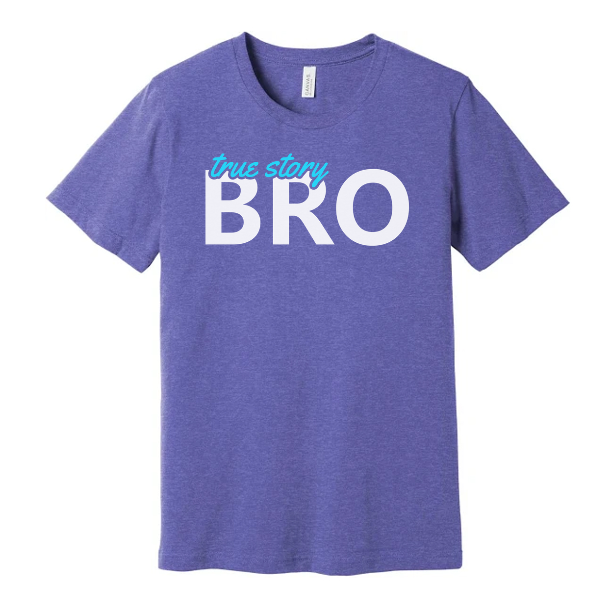 Unisex Christian T Shirt With True Story Bro Graphic Print For Faith Apparel Collection