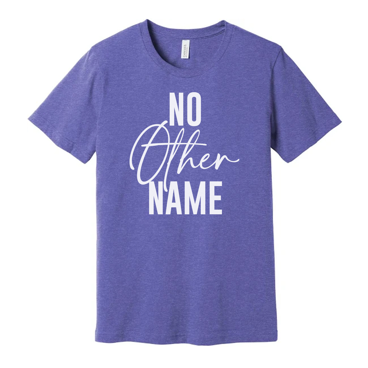 No Other Name Christian Unisex Short Sleeve Graphic Tee Faith Based Apparel Collection