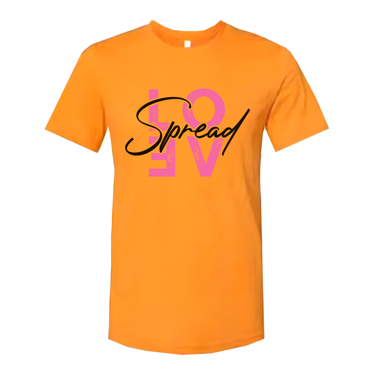 Spread Love Christian Graphic Tee For Unisex Adults Casual Short Sleeve Everyday Wear