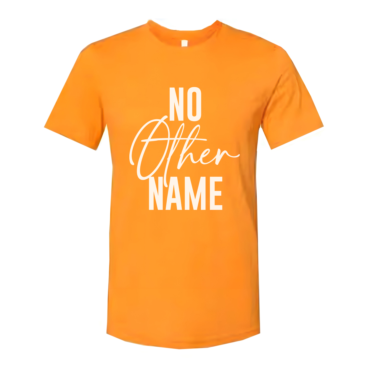 No Other Name Christian Unisex Short Sleeve Graphic Tee Faith Based Apparel Collection