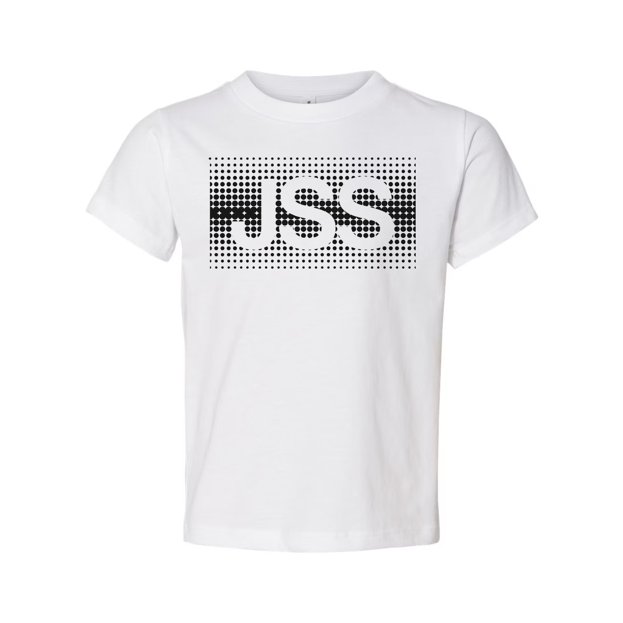 Christian Unisex Short Sleeve Graphic Tee With Halftone Logo Design For Church Bible Study And Everyday Wear