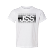 Christian Unisex Short Sleeve Graphic Tee With Halftone Logo Design For Church Bible Study And Everyday Wear