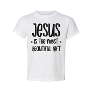 Jesus Is The Most Beautiful Gift Graphic T Shirt For Christians Unisex Apparel And Everyday Wear