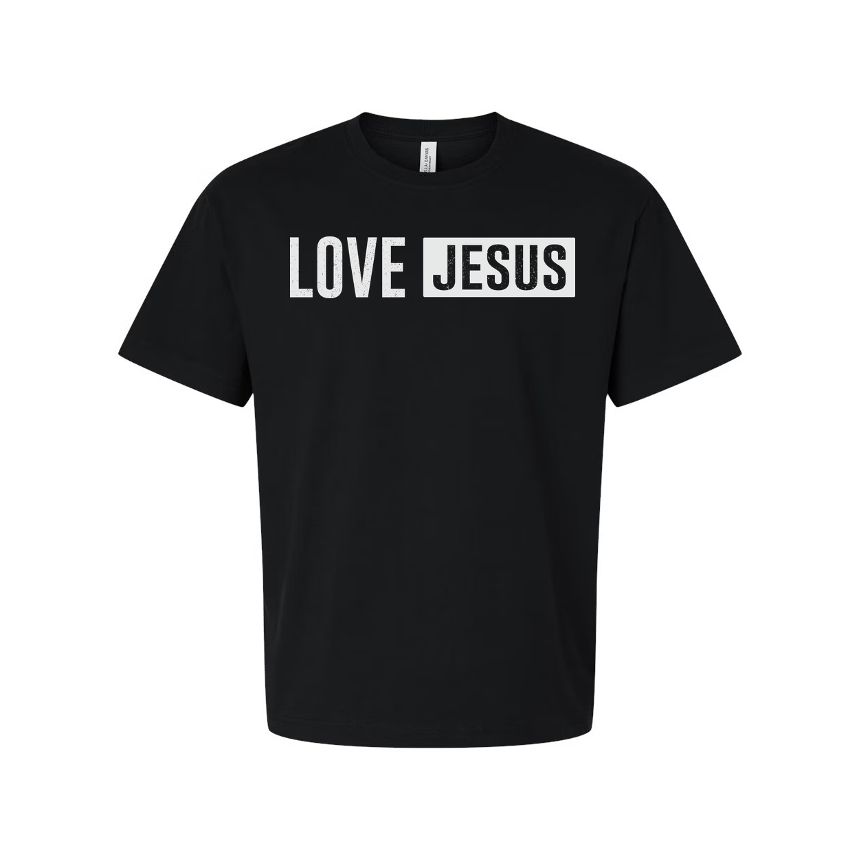 Unisex Christian Tee With Love Jesus Graphic Design For Faith Based Wear Perfect Gift
