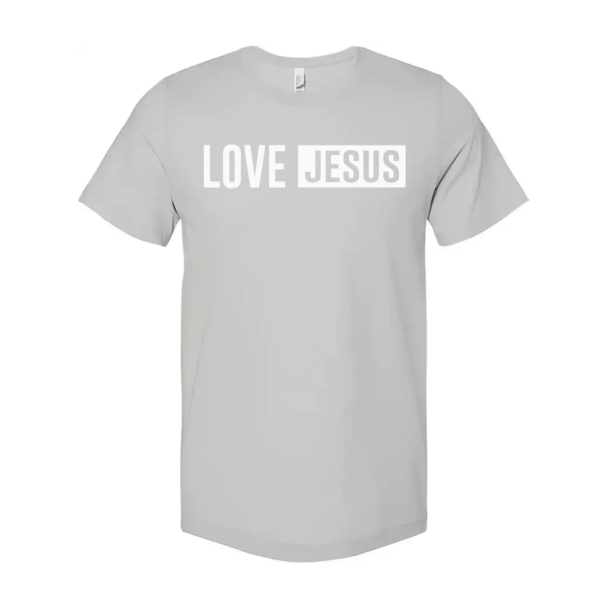 Unisex Christian Tee With Love Jesus Graphic Design For Faith Based Wear Perfect Gift