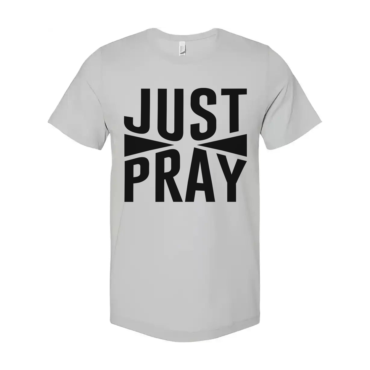 Just Pray Graphic T Shirt for Christians Unisex Faith Inspired Prayer Tee for Everyday Wear