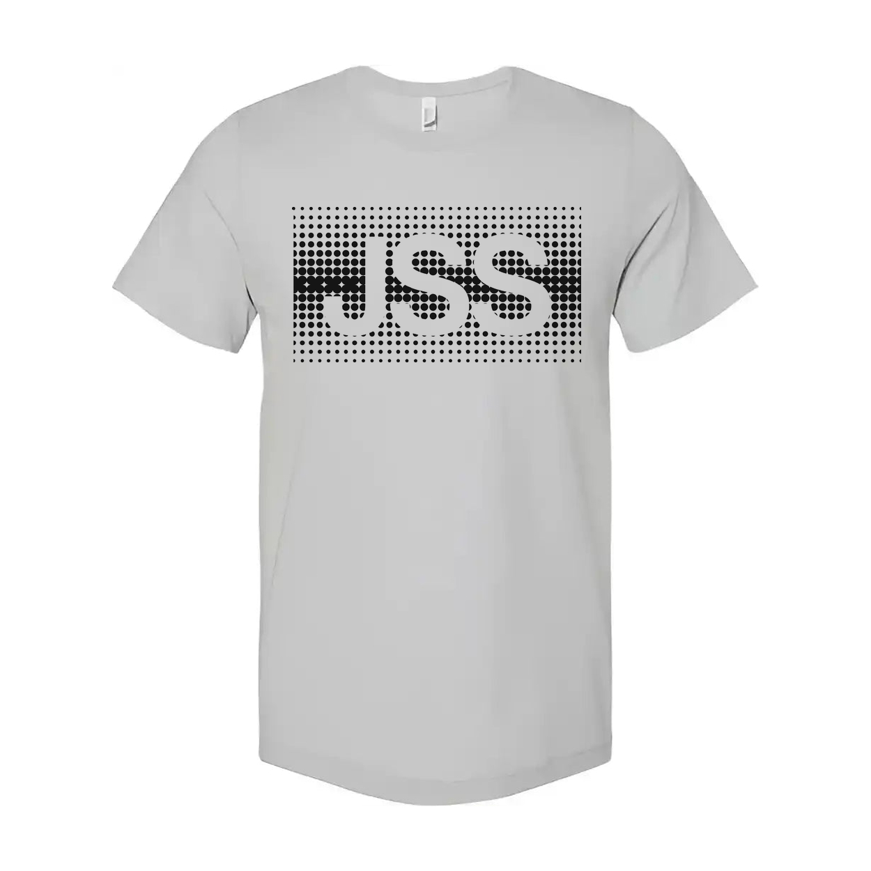 Christian Unisex Short Sleeve Graphic Tee With Halftone Logo Design For Church Bible Study And Everyday Wear