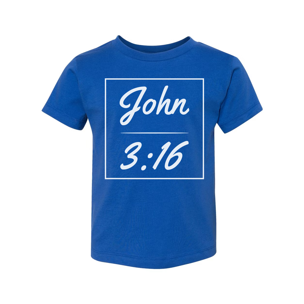 John 3 16 Framed Scripture Graphic T Shirt For Christians Unisex Casual Faith Based