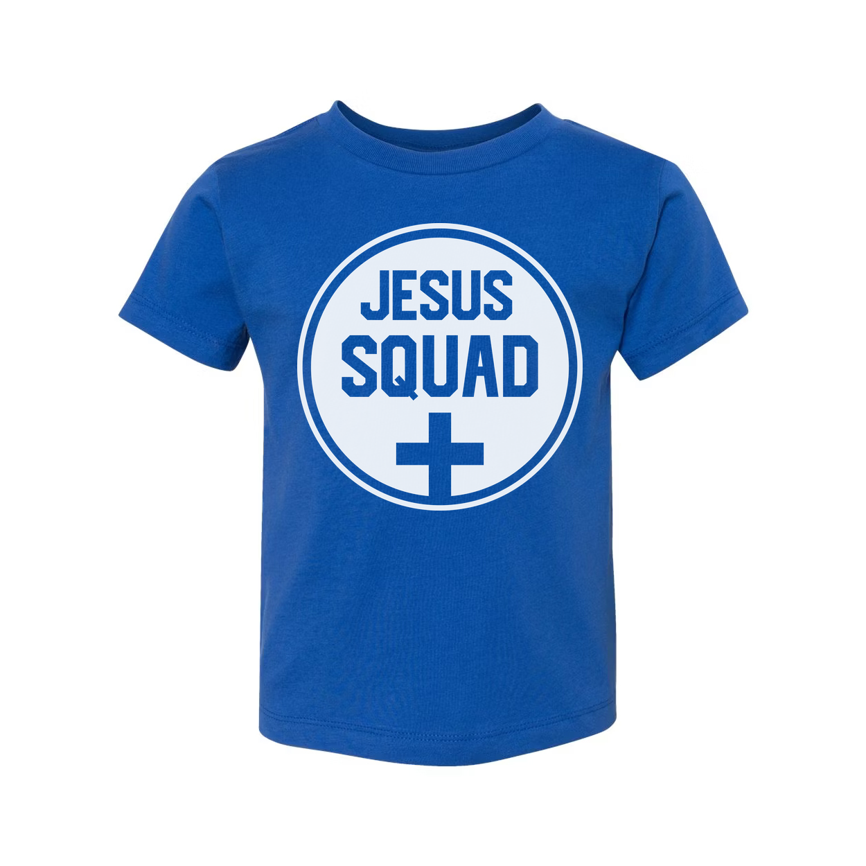 Unisex Jesus Squad Circle Logo T Shirt Christian Tee