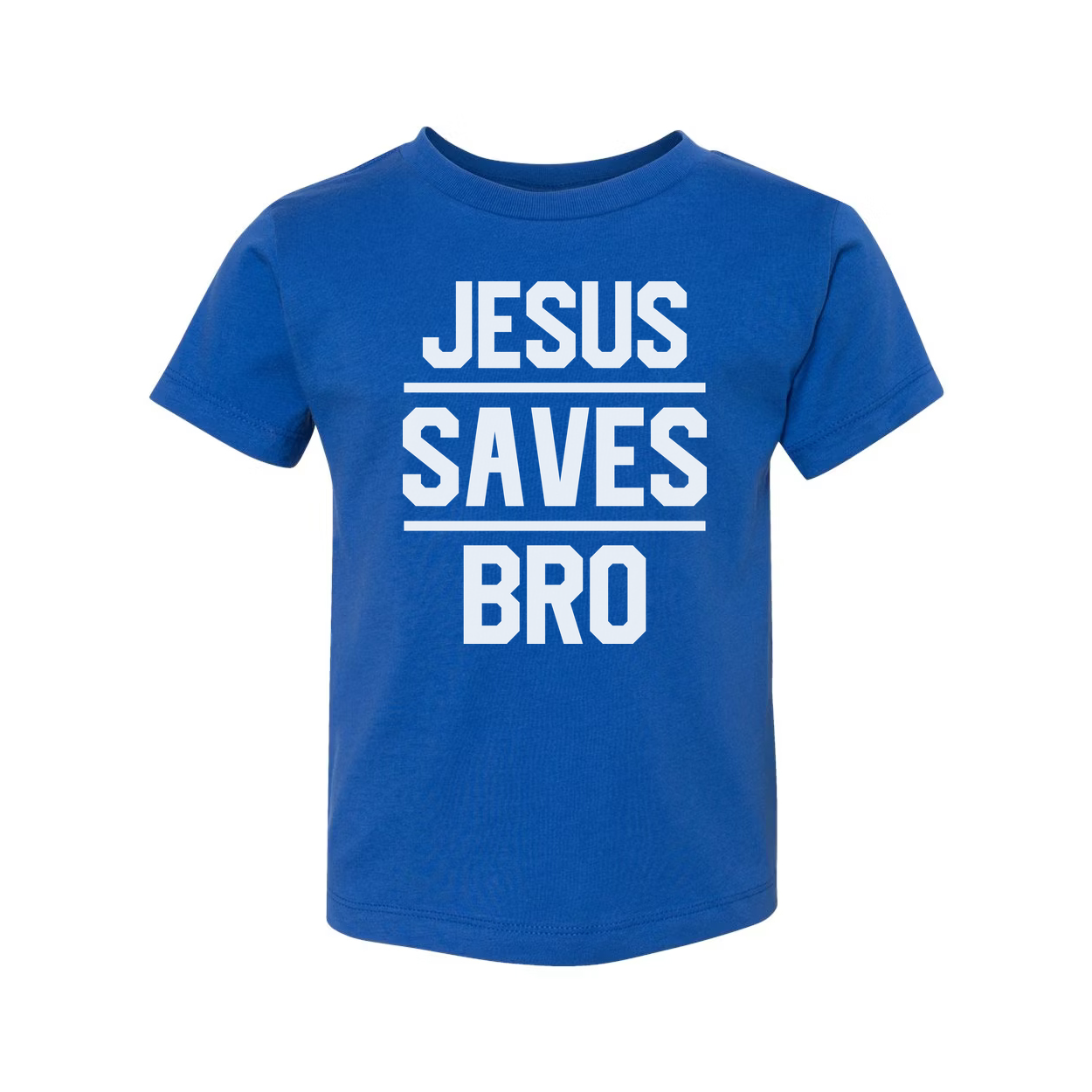 Jesus Saves Bro Unisex Graphic Tee With Bold Block Lettering For Christians Adults And Teens