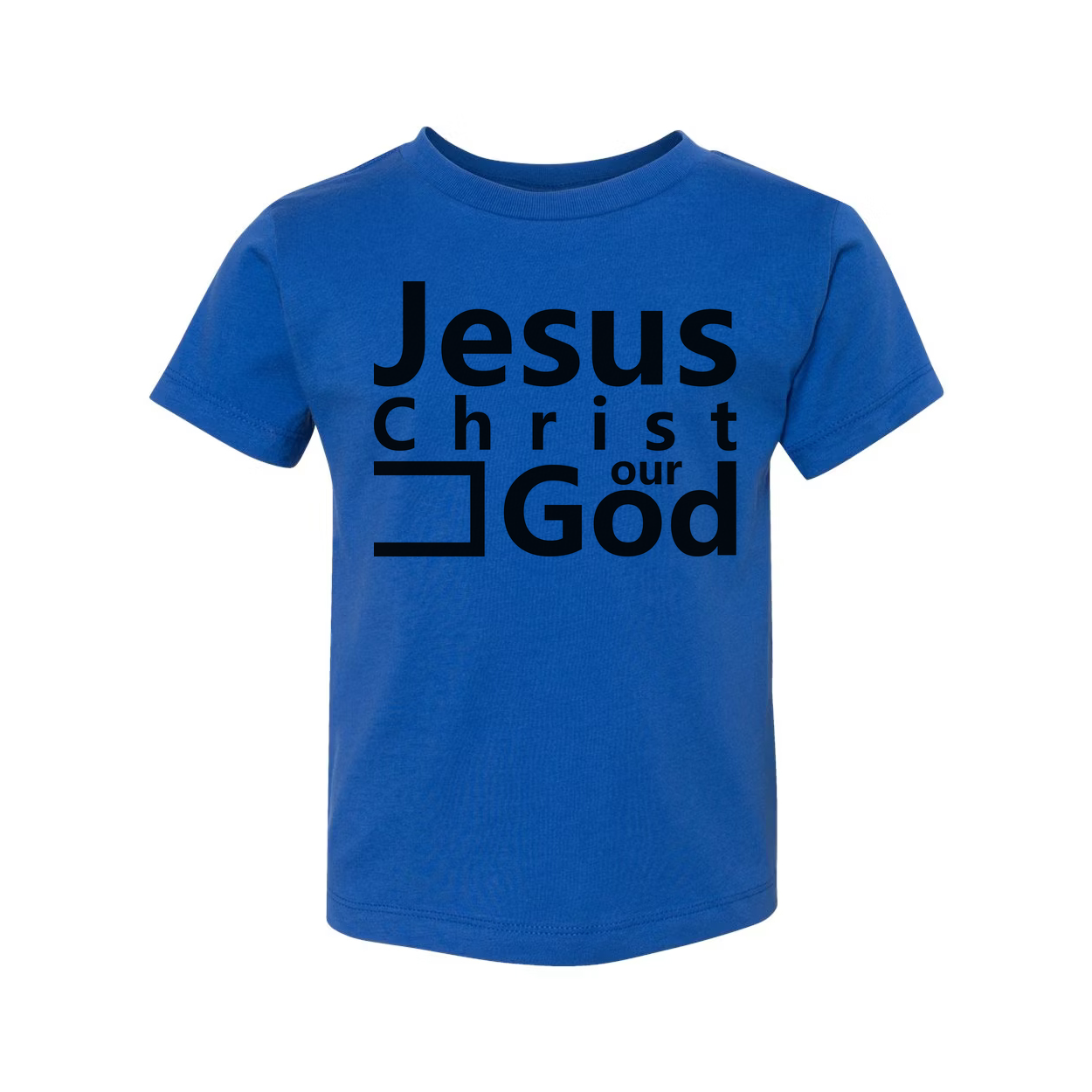 Unisex Christian T Shirt Featuring Jesus Christ Our God Artwork Graphic Tee For Faith and Belief