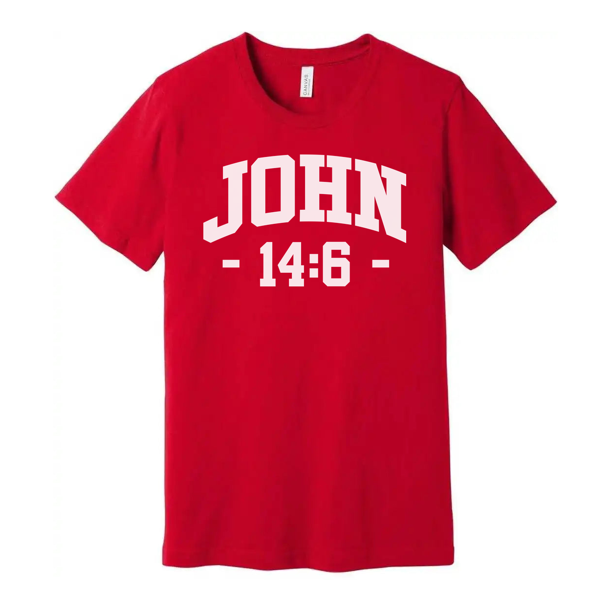 John 14:6 Bible Verse Unisex Graphic Tee For Faith And Spiritual Encouragement Everyday Wear