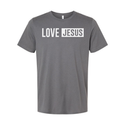 Unisex Christian Tee With Love Jesus Graphic Design For Faith Based Wear Perfect Gift