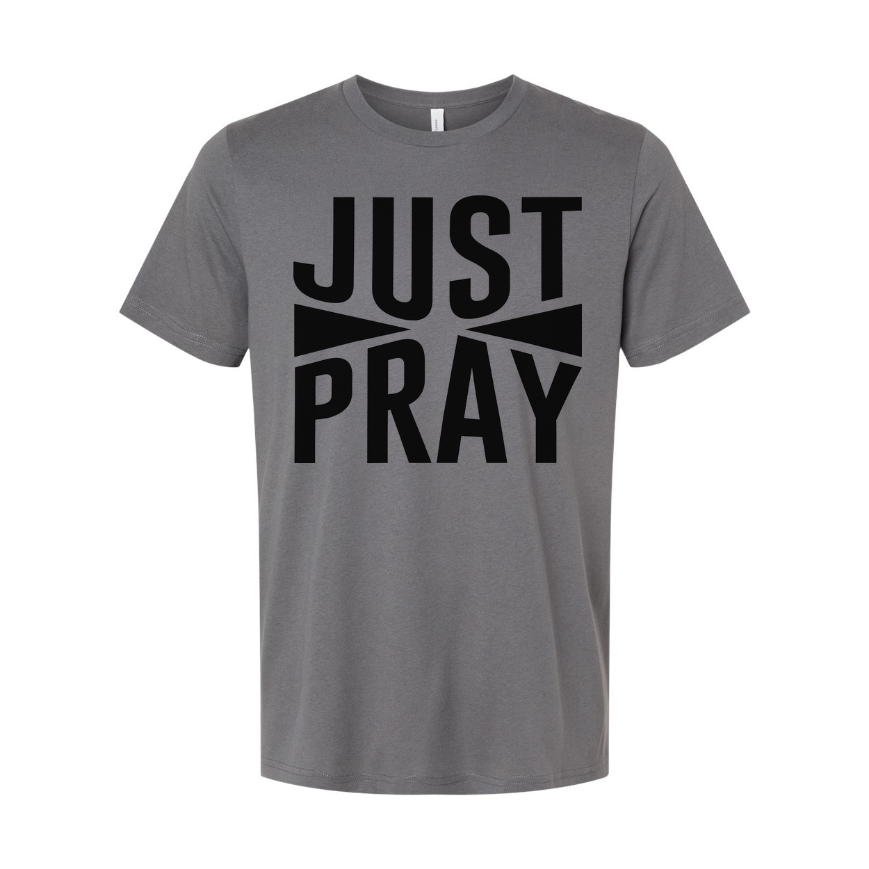 Just Pray Graphic T Shirt for Christians Unisex Faith Inspired Prayer Tee for Everyday Wear