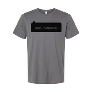 Christian Unisex T Shirt With Just, Forgiven Front Graphic Print For Everyday Wear