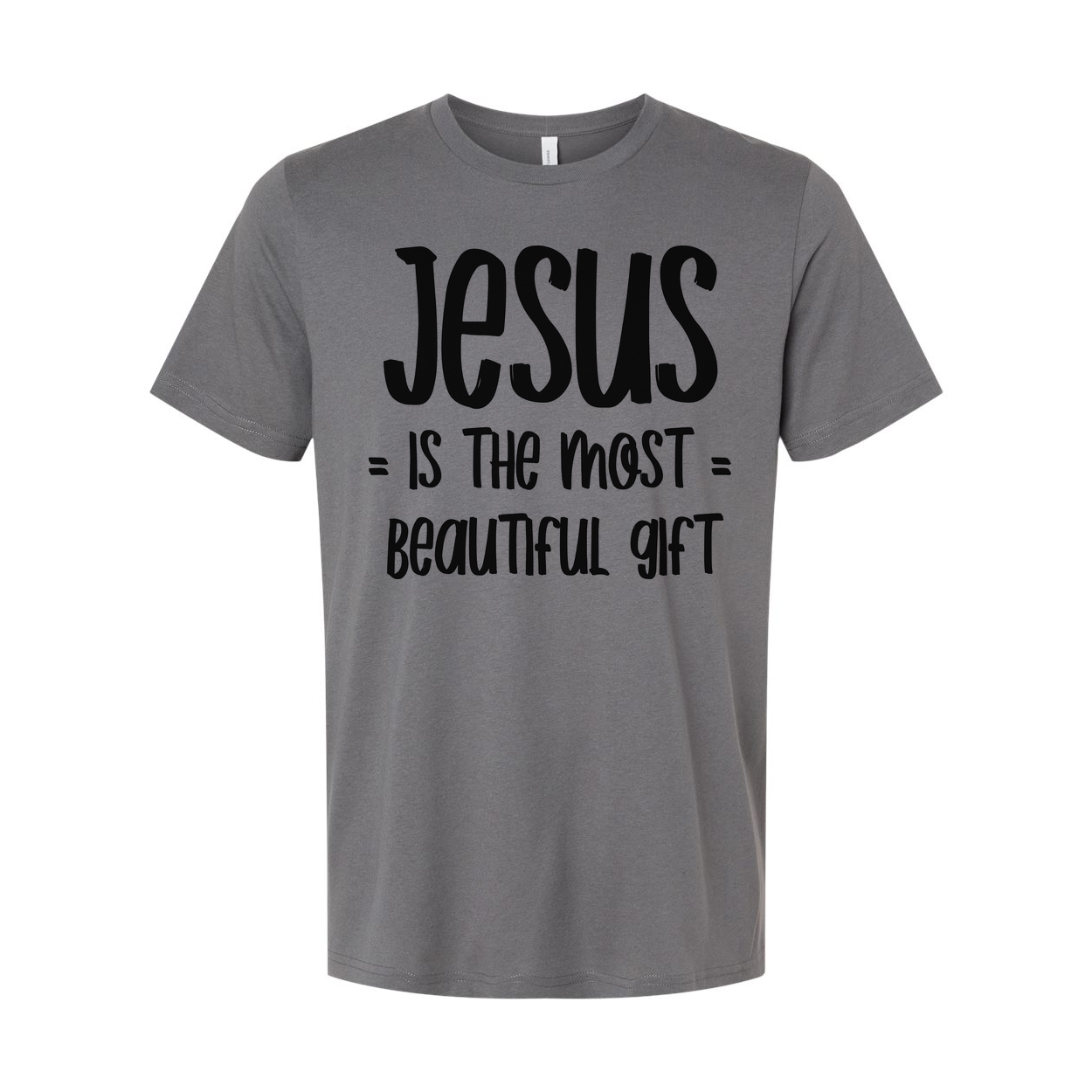 Jesus Is The Most Beautiful Gift Graphic T Shirt For Christians Unisex Apparel And Everyday Wear