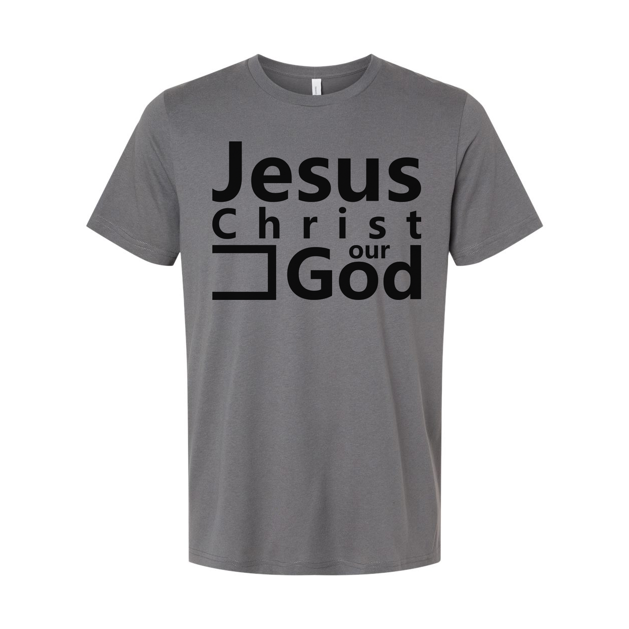 Unisex Christian T Shirt Featuring Jesus Christ Our God Artwork Graphic Tee For Faith and Belief