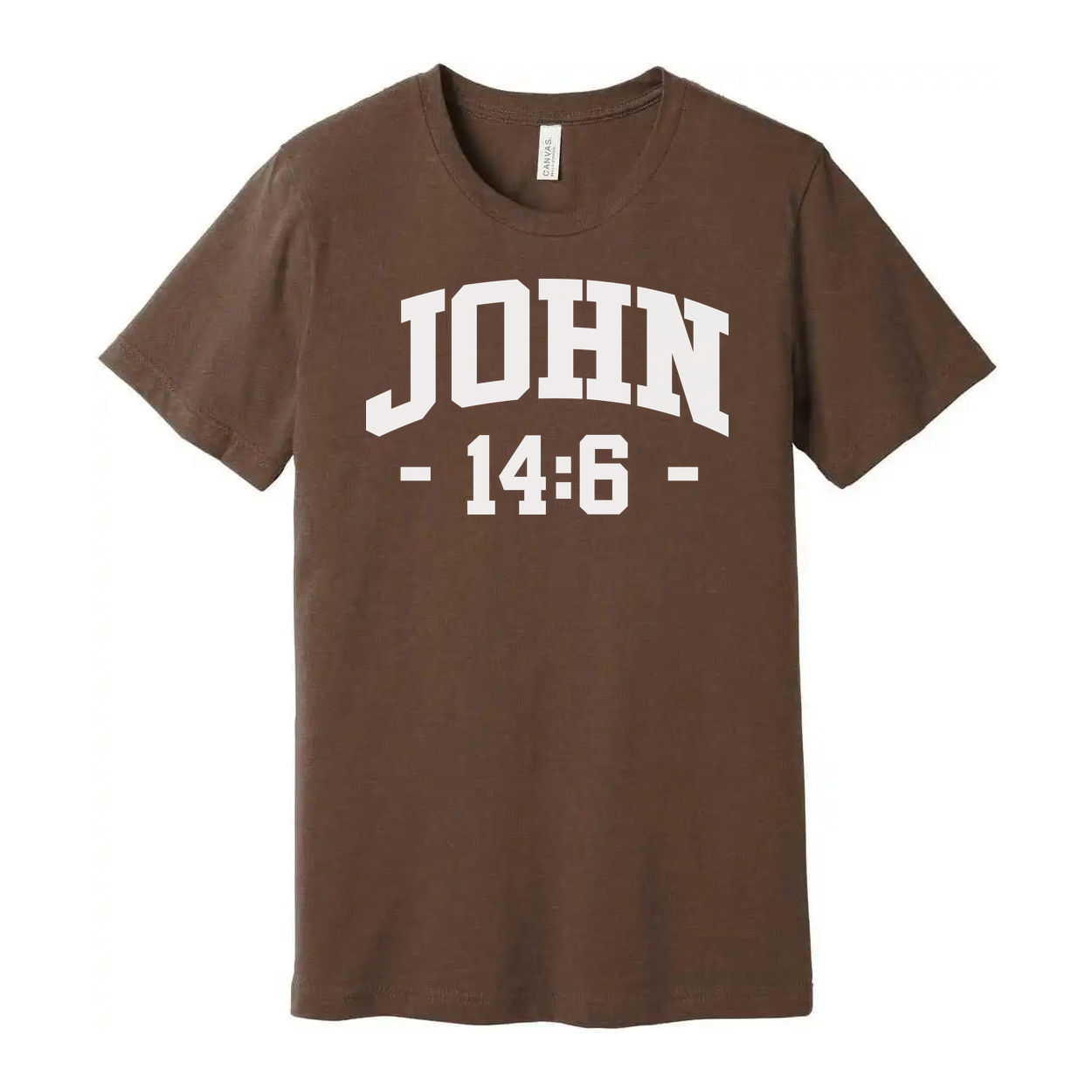 John 14:6 Bible Verse Unisex Graphic Tee For Faith And Spiritual Encouragement Everyday Wear