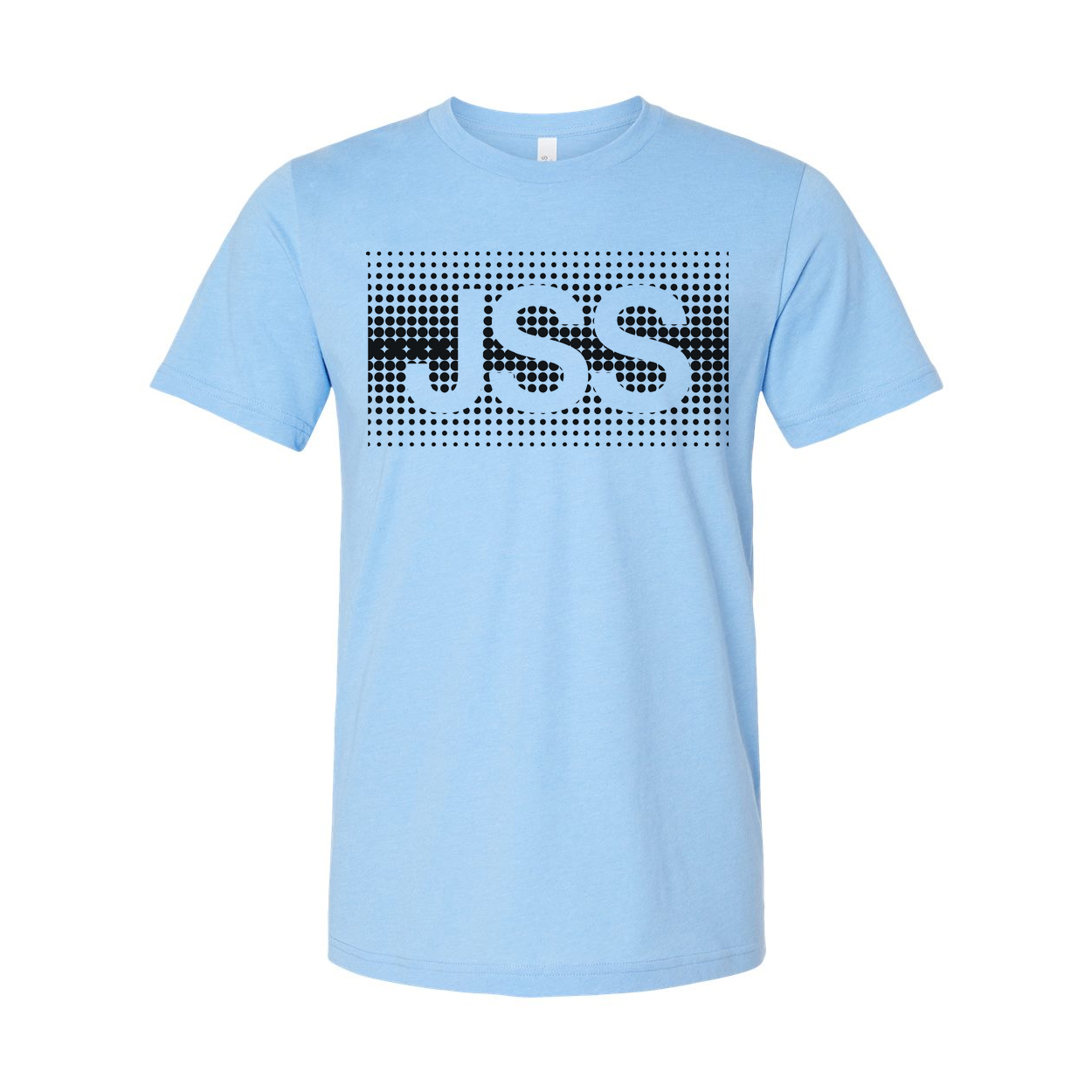 Christian Unisex Short Sleeve Graphic Tee With Halftone Logo Design For Church Bible Study And Everyday Wear