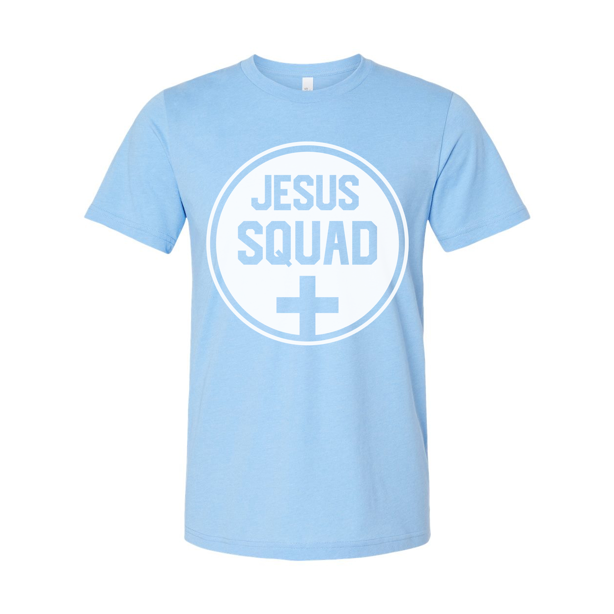 Unisex Jesus Squad Circle Logo T Shirt Christian Tee