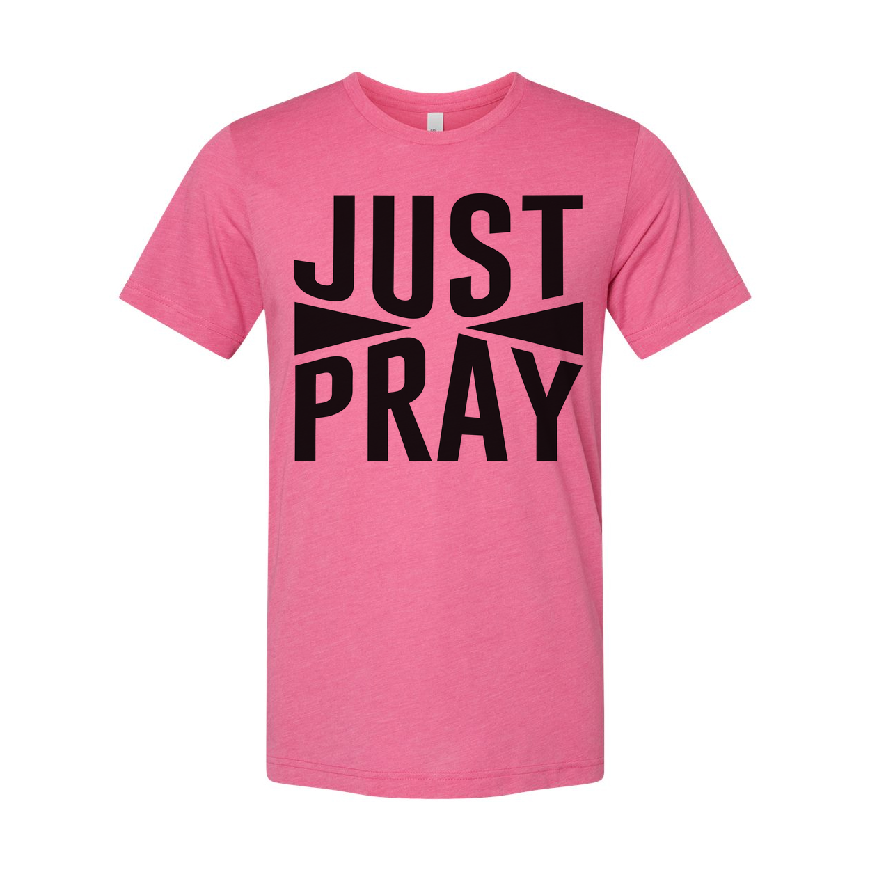 Just Pray Graphic T Shirt for Christians Unisex Faith Inspired Prayer Tee for Everyday Wear