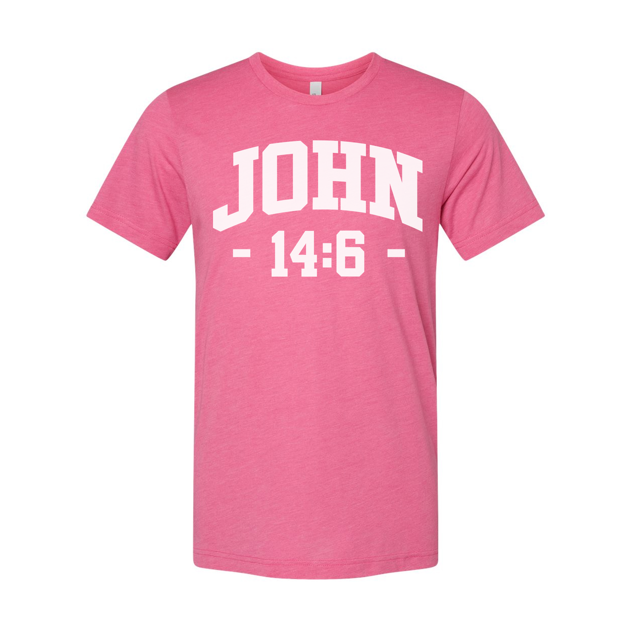 John 14:6 Bible Verse Unisex Graphic Tee For Faith And Spiritual Encouragement Everyday Wear