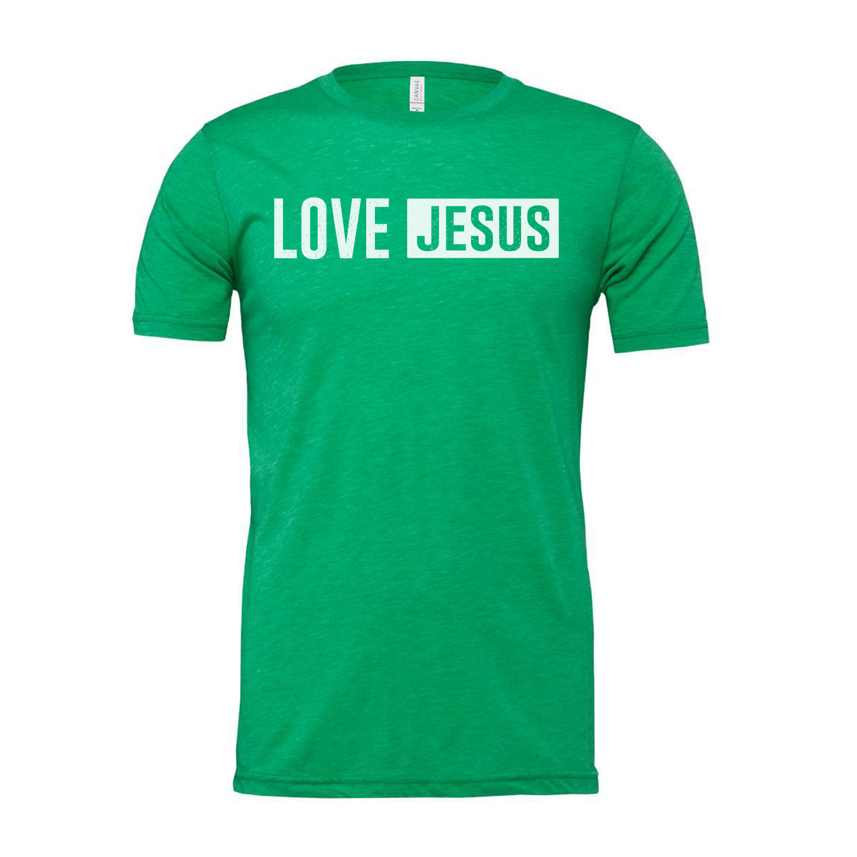 Unisex Christian Tee With Love Jesus Graphic Design For Faith Based Wear Perfect Gift