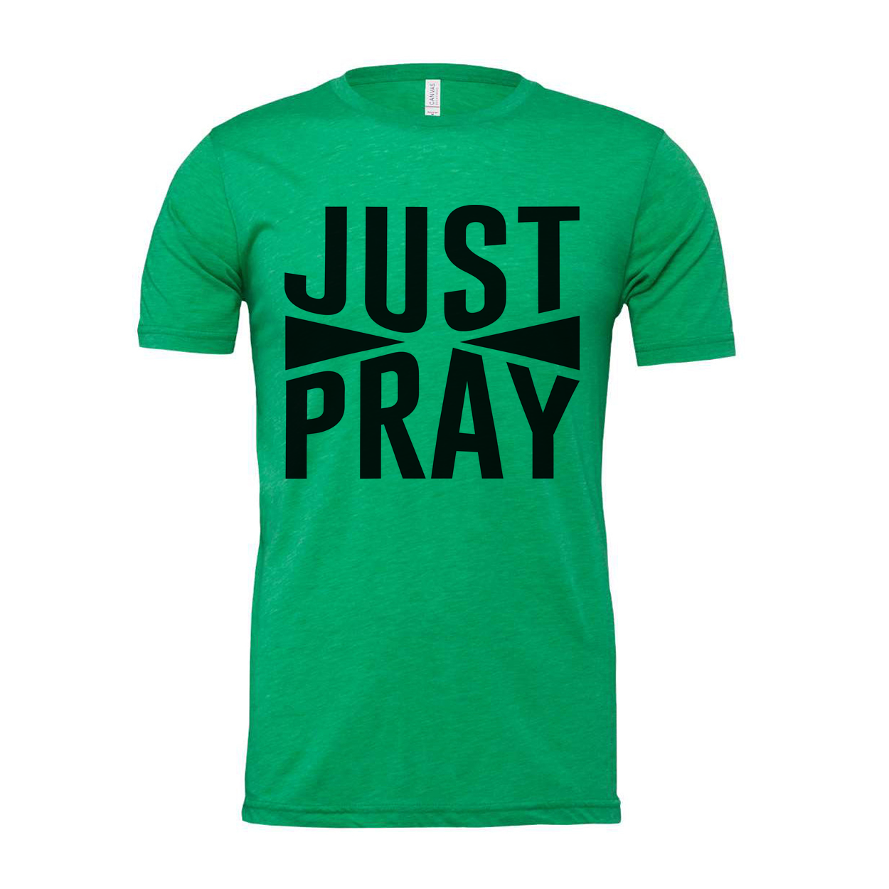 Just Pray Graphic T Shirt for Christians Unisex Faith Inspired Prayer Tee for Everyday Wear